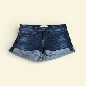KanCan Dark Blue Jean Shorts